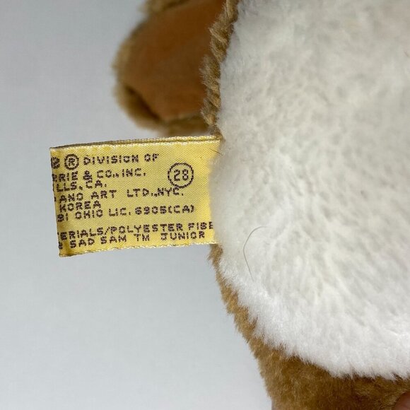 1981 Applause Sad Puppy Dog Plush Stuffed Animal Floppy Ears Bassett Hound - Picture 7 of 9